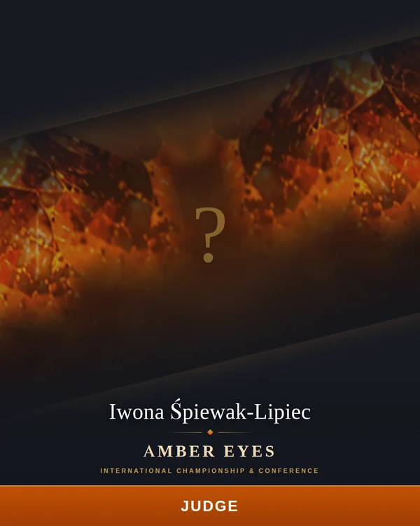 Iwona Śpiewak-Lipiec - Amber Eyes 2026 judge