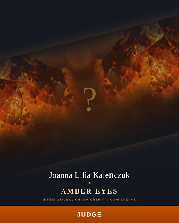 Joanna Lilia Kaleńczuk - Amber Eyes 2026 judge