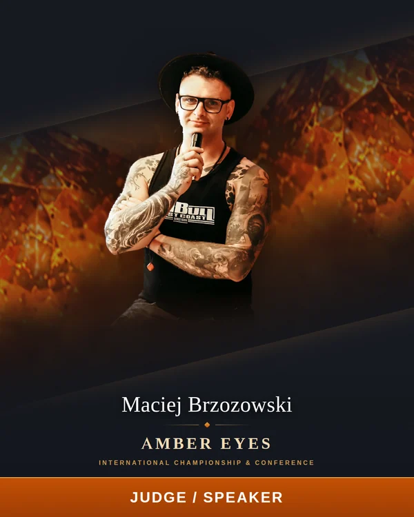 Maciej Brzozowski - Amber Eyes 2026 judge